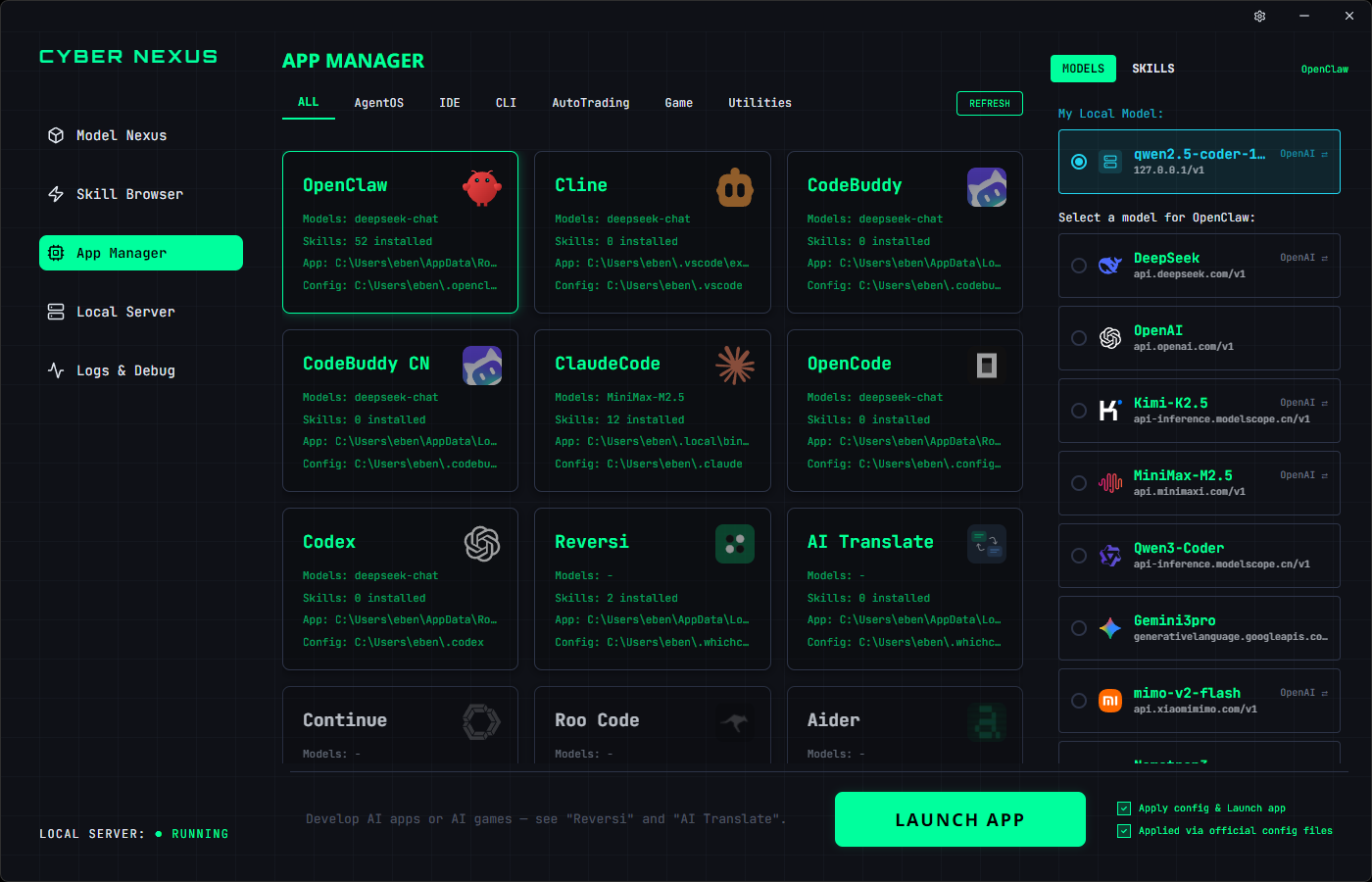 CyberNexus App Manager